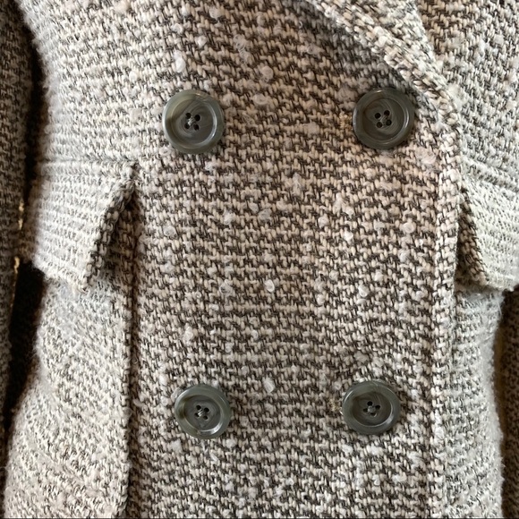 Tex by MaxAzria double breasted tweed button up blazer jacket S - Picture 9 of 16